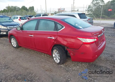 2013 Nissan Sentra S из США, поврежденный, VIN 3N1AB7APXDL747166